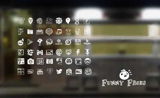 Funny Faces Launcher Theme android App screenshot 4